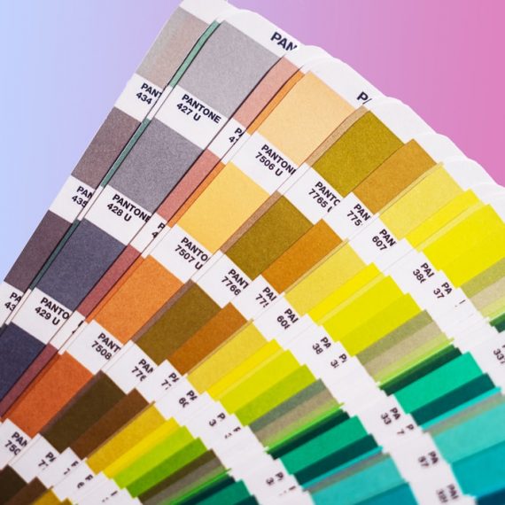 linea pantone e mazzetta colori